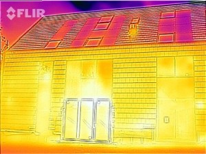 Thermografie-Aufnahmen zur Kontrolle von Kälte-Wärmebrücken und Problemstellen
