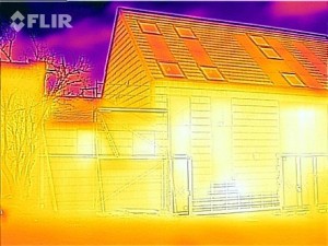 Thermografie-Aufnahmen zur Kontrolle von Kälte-Wärmebrücken und Problemstellen